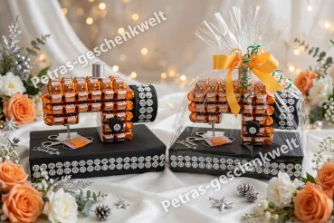 Pralinen Nähmaschine zum Geburtstag sehr edel